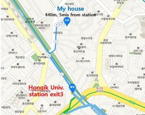 Ferienwohnung Lovely House Hongdae Seoul Exterior foto